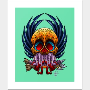 c skull Posters and Art